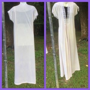 Vtg Pinafore/Robe, sz L